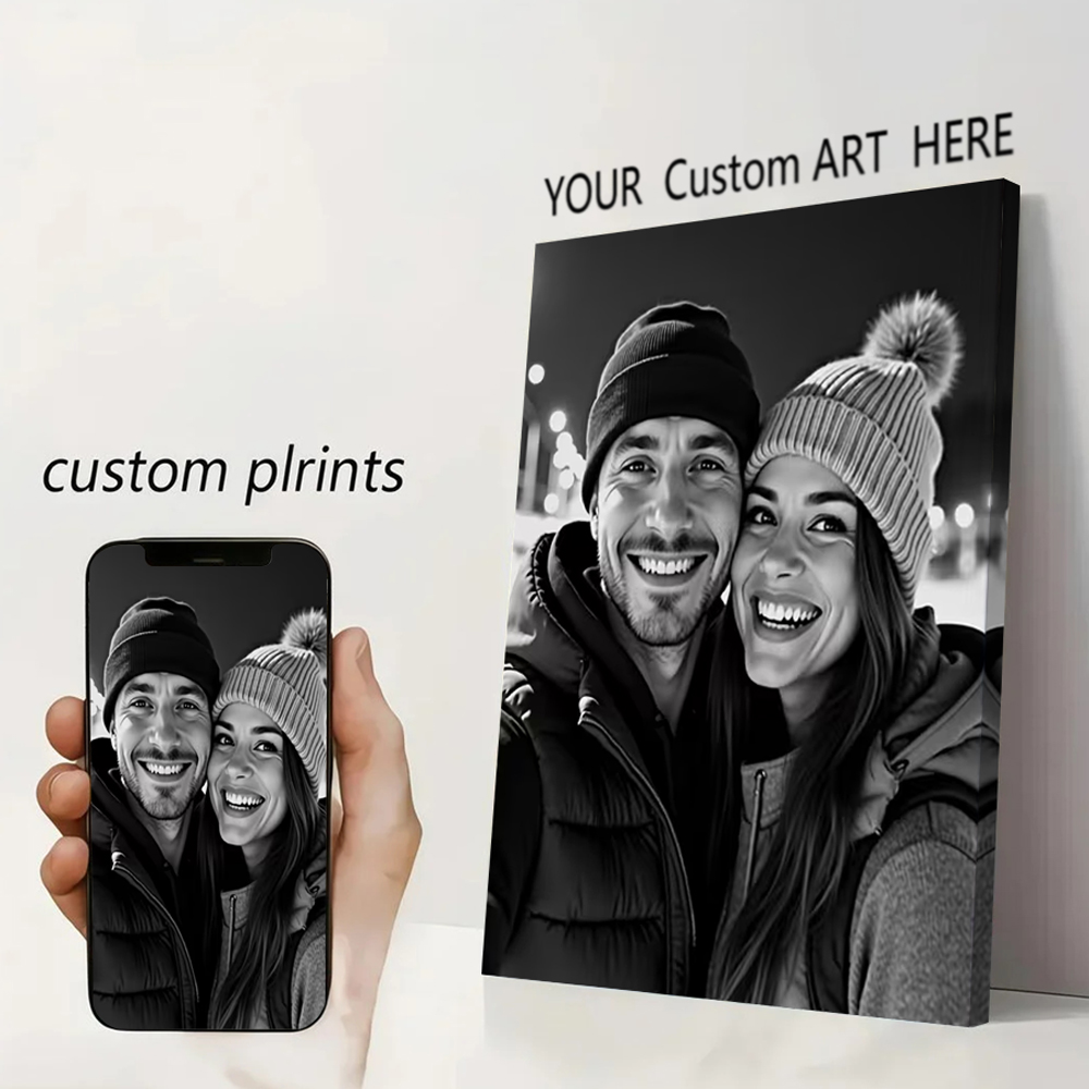 Custom Print Canvas Painting F - Pet Portrait Custom บทวิจารณ์และราคา